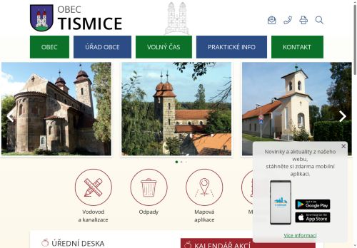 Zobrazit webové stránky Obecní úřad Tismice