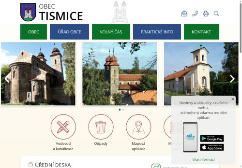 Zobrazit webové stránky Obecní úřad Tismice