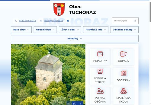 Zobrazit webové stránky Obecní úřad Tuchoraz