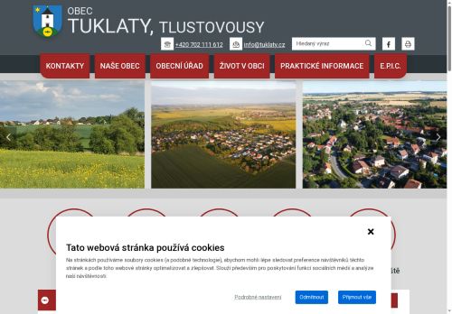 Zobrazit webové stránky Obecní úřad Tuklaty