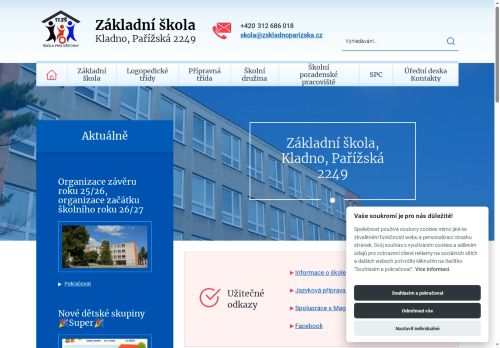 Základní škola, Kladno, Pařížská 2249 nabízí práci na pozici Speciální pedagog/žka - vedoucí SPC v obci Kladno