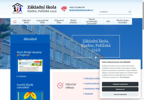 Základní škola, Kladno, Pařížská 2249 nabízí práci na pozici Speciální pedagog/žka - vedoucí SPC v obci Kladno