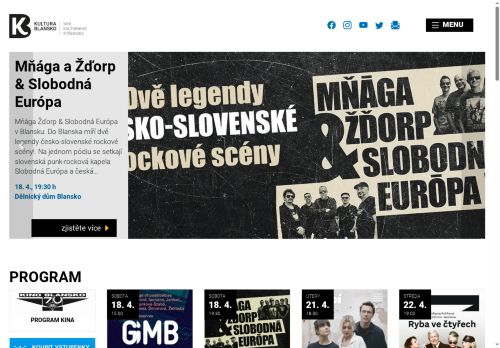 Zobrazit webové stránky Kino Blansko