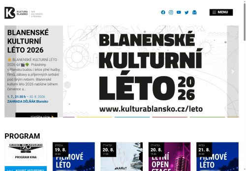 Zobrazit webové stránky Kulturní středisko města Blanska