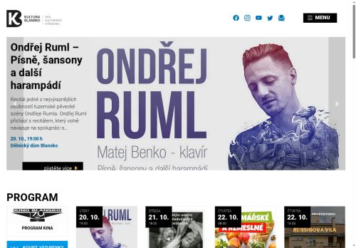Zobrazit webové stránky Kulturní středisko města Blanska