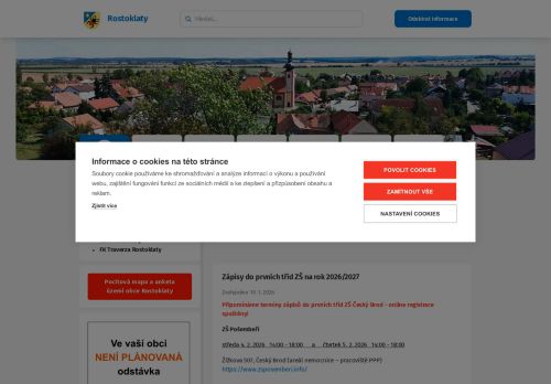 Zobrazit webové stránky Obecní úřad Rostoklaty
