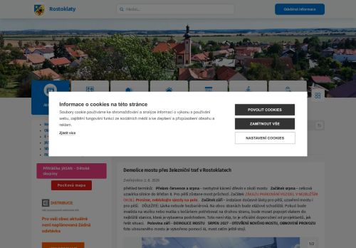 Zobrazit webové stránky Obecní úřad Rostoklaty