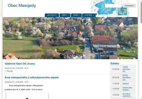Zobrazit webové stránky Obecní úřad Masojedy