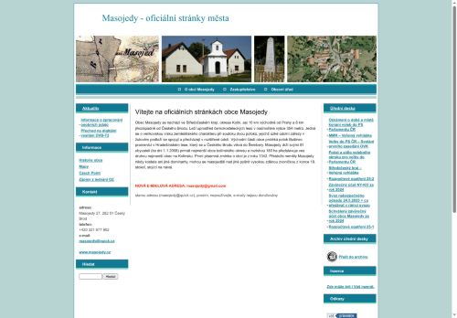 Zobrazit webové stránky Obecní úřad Masojedy