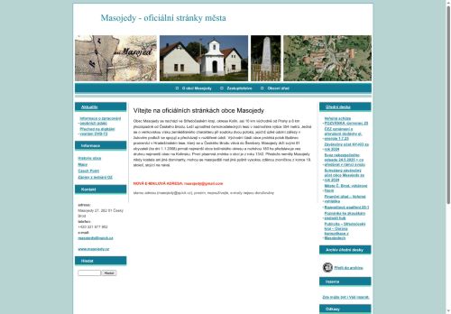 Zobrazit webové stránky Obecní úřad Masojedy