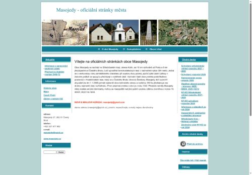 Zobrazit webové stránky Obecní úřad Masojedy
