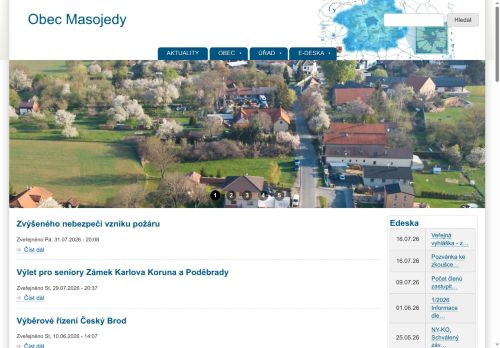 Zobrazit webové stránky Obecní úřad Masojedy