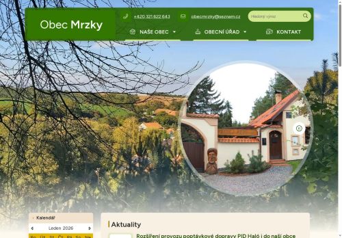Zobrazit webové stránky Obecní úřad Mrzky