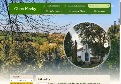 Zobrazit webové stránky Obecní úřad Mrzky