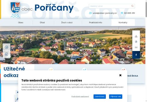 Zobrazit webové stránky Obecní úřad Poříčany