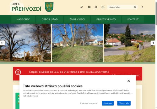 Zobrazit webové stránky Obecní úřad Přehvozdí
