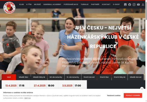 Zobrazit webové stránky Sportovní klub Kuřim