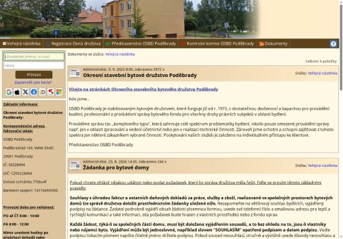 Okresní stavební bytové družstvo Poděbrady nabízí práci na pozici Samostatná účetní ( pro bytová družstva a SVJ ) v obci Poděbrady
