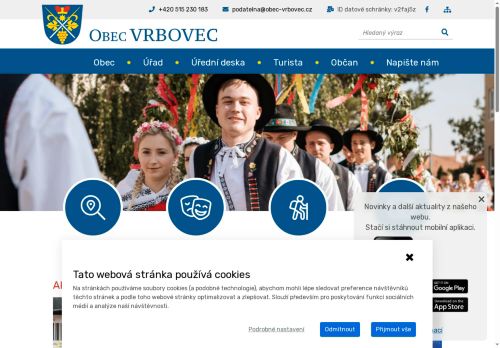 Zobrazit webové stránky Obecní úřad Vrbovec