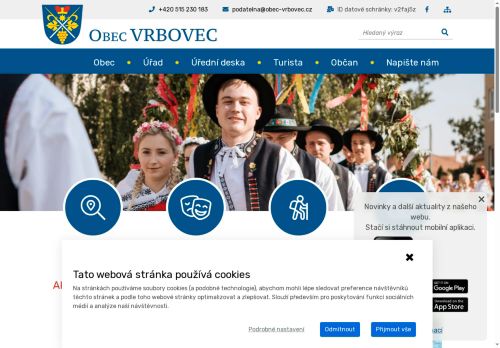 Zobrazit webové stránky Obecní úřad Vrbovec