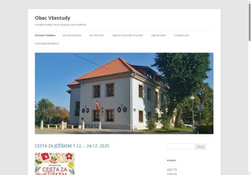 Zobrazit webové stránky Obecní úřad Všestudy