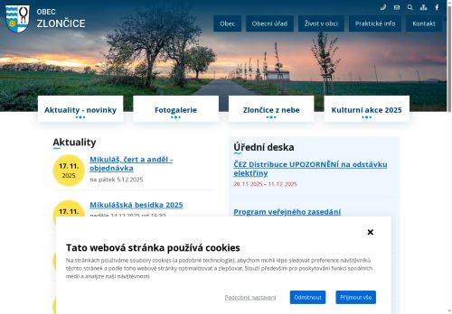 Zobrazit webové stránky Obecní úřad Zlončice