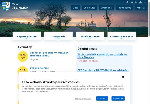 Zobrazit webové stránky Obecní úřad Zlončice