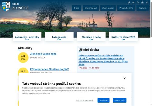 Zobrazit webové stránky Obecní úřad Zlončice
