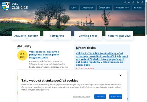Zobrazit webové stránky Obecní úřad Zlončice