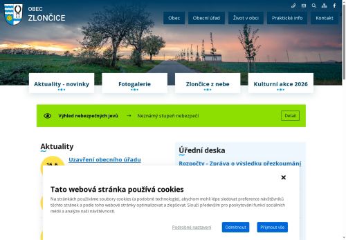 Zobrazit webové stránky Obecní úřad Zlončice