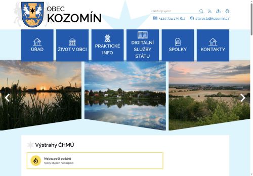 Zobrazit webové stránky Obecní úřad Kozomín