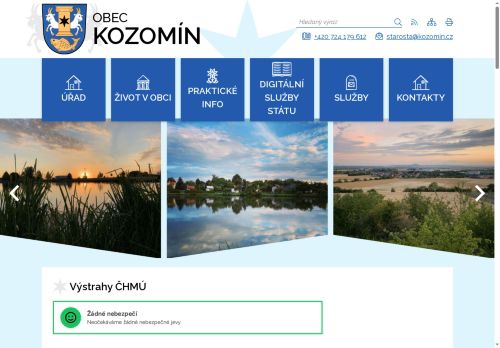 Zobrazit webové stránky Obecní úřad Kozomín