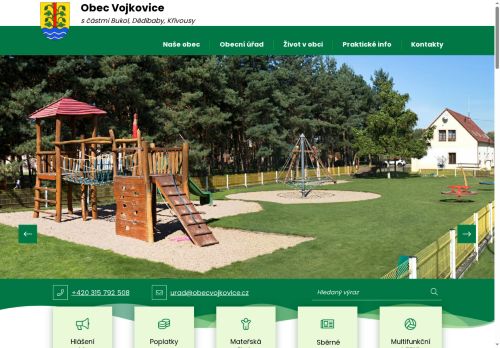 Zobrazit webové stránky Obecní úřad Vojkovice