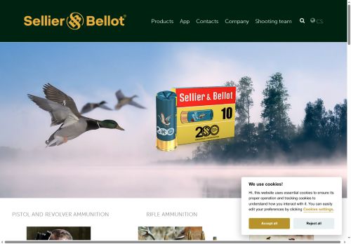 Sellier & Bellot Int. a.s. nabízí práci na pozici dělník na provozu munice v obci Vlašim