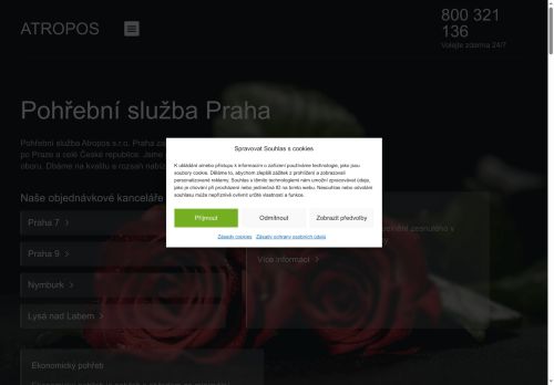 Pohřební služba Atropos, s.r.o. nabízí práci na pozici ŘIDIČ / PRACOVNÍK POHŘEBNÍ SLUŽBY v obci Lysá nad Labem