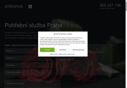 Pohřební služba Atropos, s.r.o. nabízí práci na pozici ŘIDIČ / PRACOVNÍK POHŘEBNÍ SLUŽBY v obci Lysá nad Labem