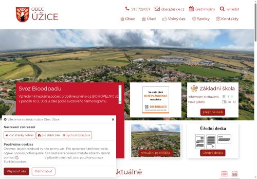 Zobrazit webové stránky Obecní úřad Úžice