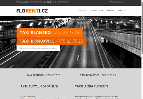 Zobrazit webové stránky Taxi Florenti