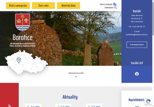 Zobrazit webové stránky Obecní úřad Borotice