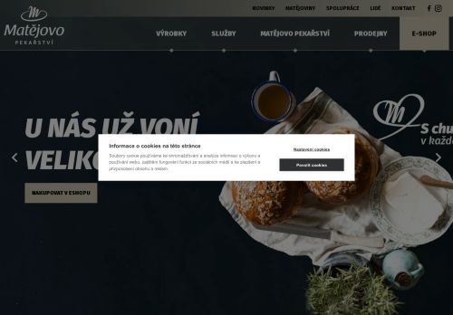 Matějovo pekařství a.s. nabízí práci na pozici Prodavačka/prodavač podnikové prodejny v obci Brno