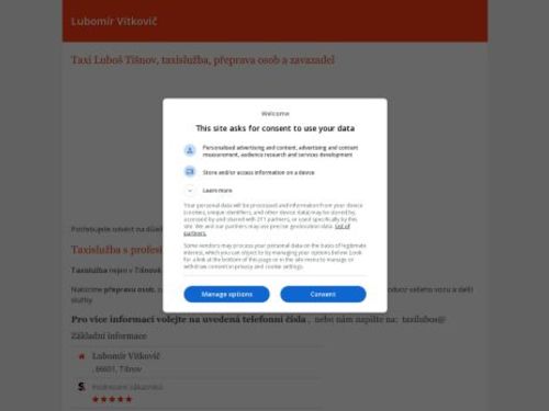 Lubomír Vítkovič - taxi