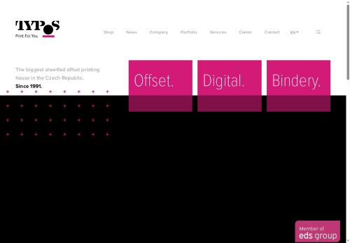 Typos, tiskařské závody, s.r.o. nabízí práci na pozici řezač v obci Plzeň