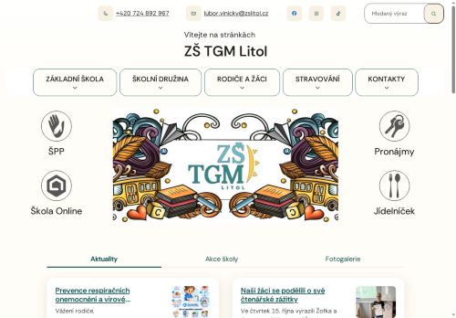 Zobrazit webové stránky Základní škola T. G. Masaryka