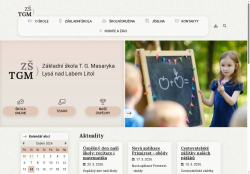Zobrazit webové stránky Základní škola T. G. Masaryka