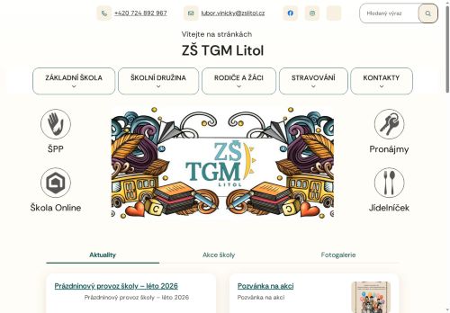 Zobrazit webové stránky Základní škola T. G. Masaryka