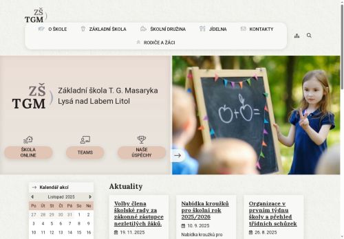 Zobrazit webové stránky Základní škola T. G. Masaryka