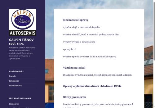 Zobrazit webové stránky GALPIN TIŠNOV, spol. s r.o.
