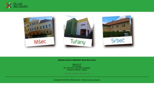 Základní škola a Mateřská škola Bez hranic nabízí práci na pozici Asistent/ka pedagoga v obci Tuřany