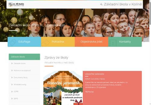 Zobrazit webové stránky Základní škola Kolín III. Lipanská