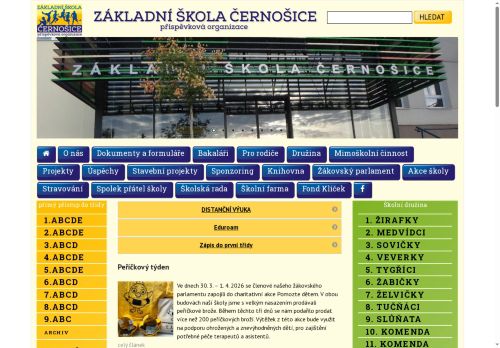 Zobrazit webové stránky Základní škola Černošice